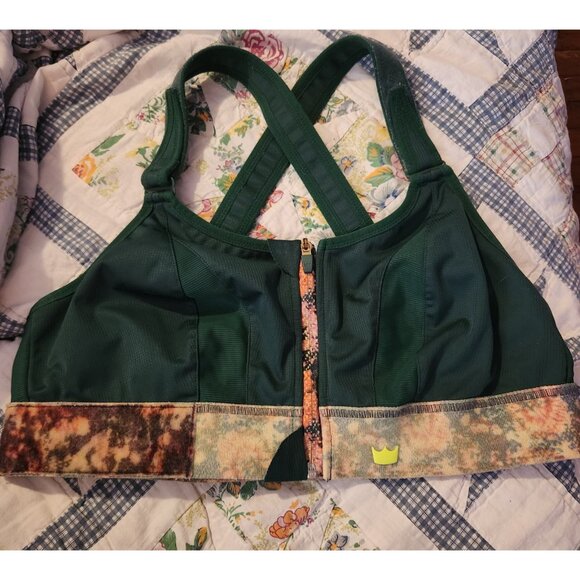 SHEFIT Adjustable Green Sports Bra Small/Medium - Picture 1 of 6